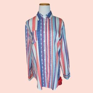 Women Button Down Collard Shirt